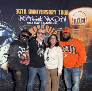 Sam, the Mrs, Havok and Raekwon the Chef